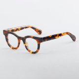 Round Acetate Glasses LE7049_Tortoise