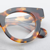 Round Acetate Glasses LE7049_Tortoise