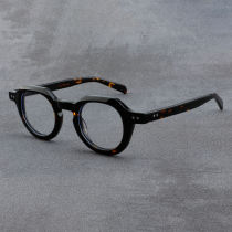 Round Acetate Glasses LE7003_Tortoise