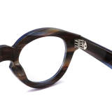 Round Acetate Glasses LE7030_Blue Tortoise