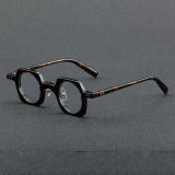 Geometric Acetate Glasses LE7062_Tortoise