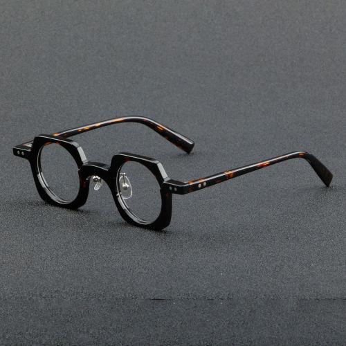 Geometric Acetate Glasses LE7062_Colorful