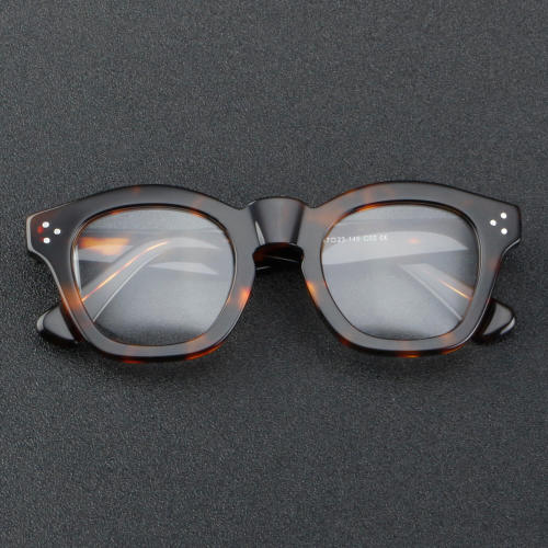 Square Acetate Glasses LE7046_Tortoise