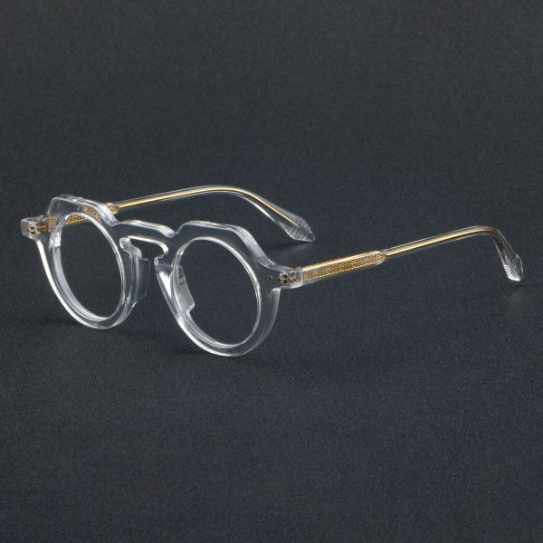 Geometric Acetate Glasses LE7061_Clear