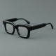 Square Acetate Glasses LE7078_Black