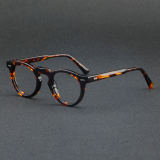 Round Acetate Glasses LE7007_Tortoise