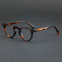 Round Acetate Glasses LE7007_Tortoise