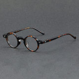 Round Acetate Glasses LE7010_Tortoise