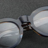 Round Acetate Glasses LE7030_Blue Tortoise