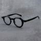 Round Acetate Glasses LE7003_Black