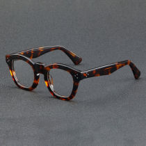 Square Acetate Glasses LE7046_Tortoise