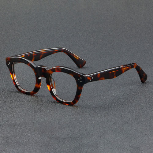 Square Acetate Glasses LE7046_Tortoise