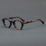 Geometric Acetate Glasses LE7065_Tortoise
