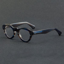 Round Acetate Glasses LE7030_Blue Tortoise Round Acetate Glasses LE7030_Blue Tortoise