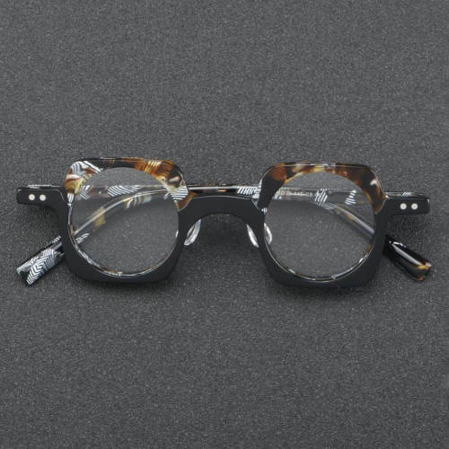 Geometric Acetate Glasses LE7062_Colorful