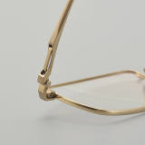 Rectangle Titanium Glasses LE5351_Gold