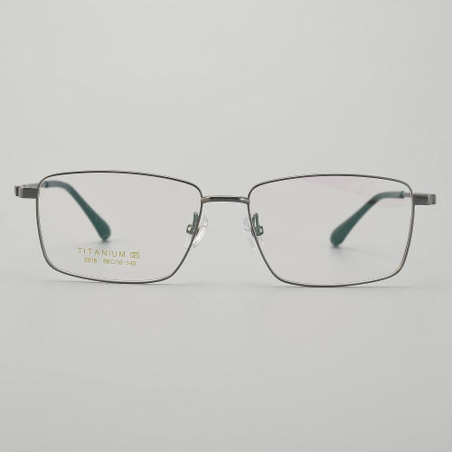 Rectangle Titanium Glasses LE5351_Gunmetal