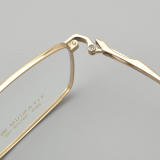 Rectangle Titanium Glasses LE5351_Gold