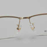 Half Rim Titanium Glasses LE5313_Gold