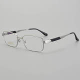 Rectangle Titanium Glasses LE5349_Silver