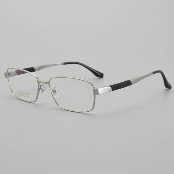 Rectangle Titanium Glasses LE5349_Silver
