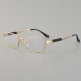 Rectangle Titanium Glasses LE5349_Gold