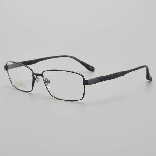 Rectangle Titanium Glasses LE5349_Black