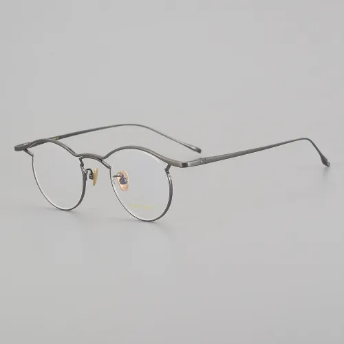 Browline Titanium Glasses LE5016_Gunmetal
