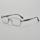 Rectangle Titanium Glasses LE5349_Gunmetal