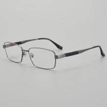 Rectangle Titanium Glasses LE5349_Gunmetal