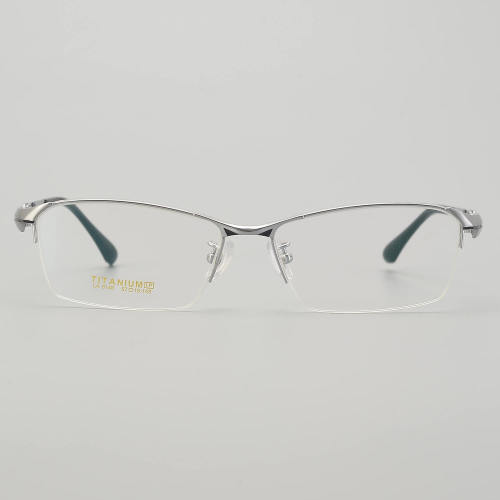 Half Rim Titanium Glasses LE5312_Silver