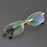 Rectangle Titanium Glasses LE5349_Gold