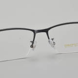 Half Rim Titanium Glasses LE5347_Gunmetal
