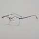 Browline Titanium Glasses LE5016_Black - Silver