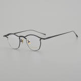 Browline Titanium Glasses LE5021_Black