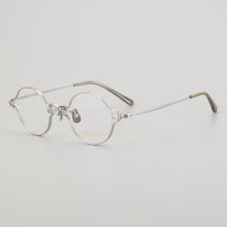 Oval Titanium Glasses LE5018_Silver
