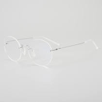 Rimless Titanium Glasses LE5304_Silver