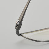 Rectangle Titanium Glasses LE5257_Gunmetal