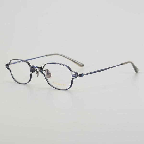 Oval Titanium Glasses LE5022_Blue