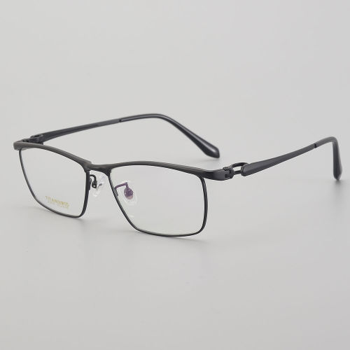 Rectangle Titanium Glasses LE5266_Black