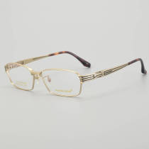 Rectangle Titanium Glasses LE5300_Gold