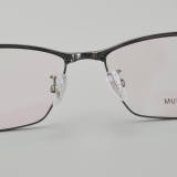 Rectangle Titanium Glasses LE5257_Gunmetal