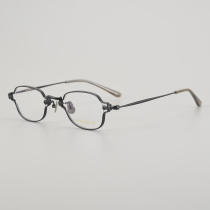 Oval Titanium Glasses LE5022_Black