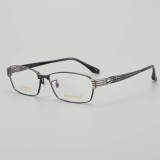 Rectangle Titanium Glasses LE5300_Black - Gunmetal