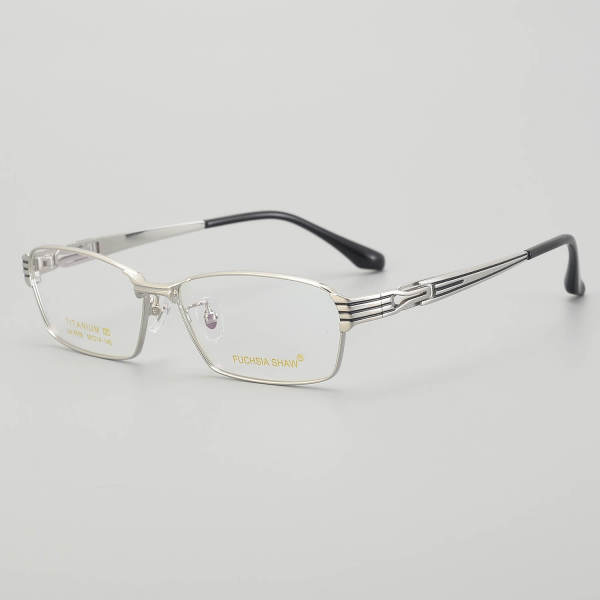 Rectangle Titanium Glasses LE5300_Silver