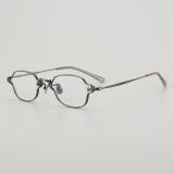 Oval Titanium Glasses LE5022_Green