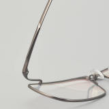 Rectangle Titanium Glasses LE5276_Grey - Gunmetal