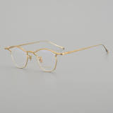 Browline Titanium Glasses LE5021_Gold