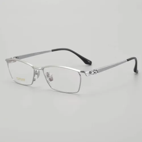 Rectangle Titanium Glasses LE5265_Silver