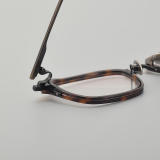 Rectangle Titanium Glasses LE5189_Tortoise - Bronze